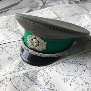 East German Grenztruppen Border Guard Visor Cap
